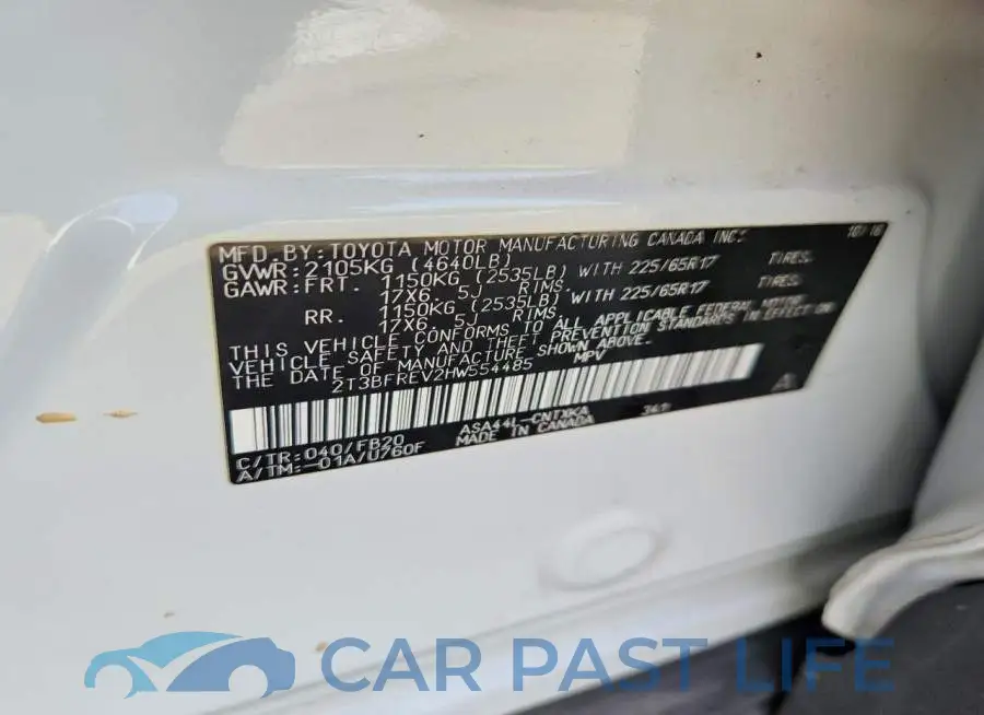 2T3BFREV2HW554485# 13