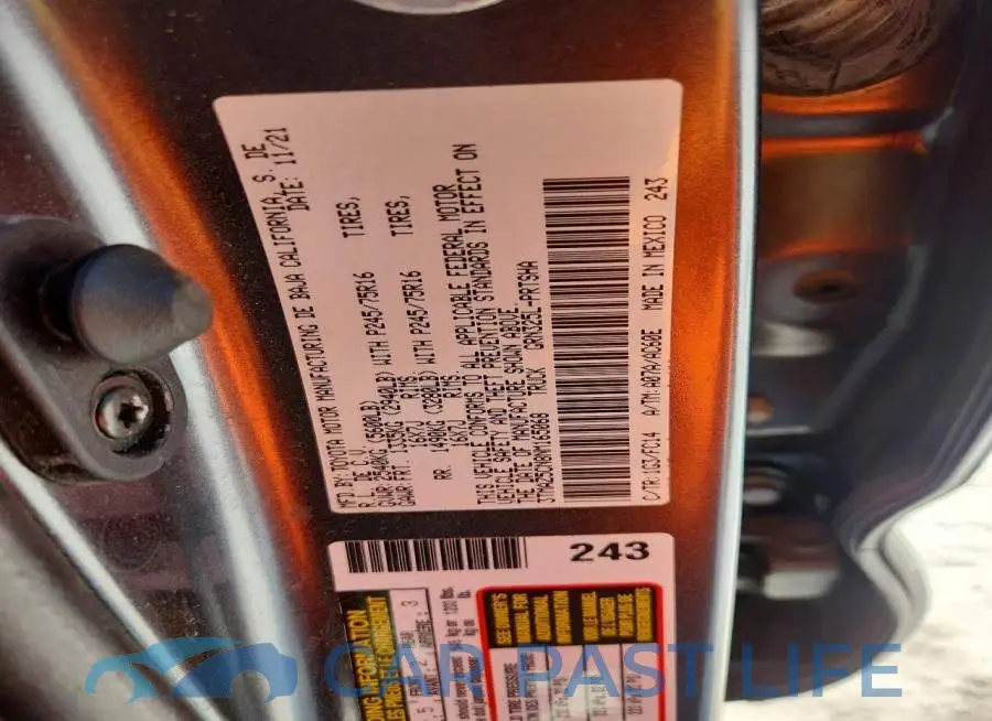 3TMAZ5CN8NM165068# 12