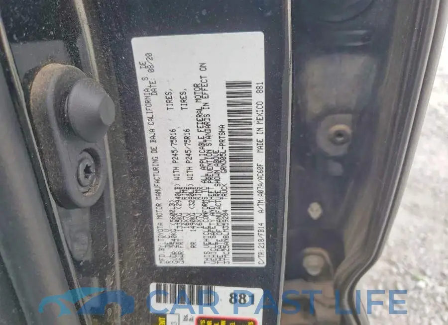 3TMCZ5AN8LM359284# 12