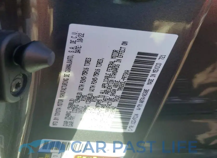 3TYAX5GN2PT068942# 12