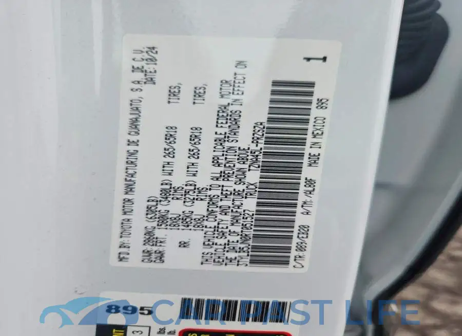 3TYLB5JN0RT051527# 12