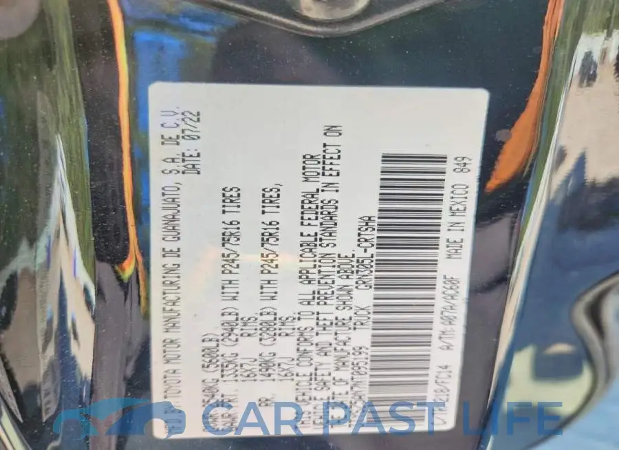 3TYSZ5AN7NT095199# 12