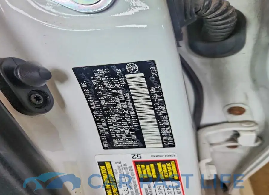 4T1B11HK4JU046406# 13