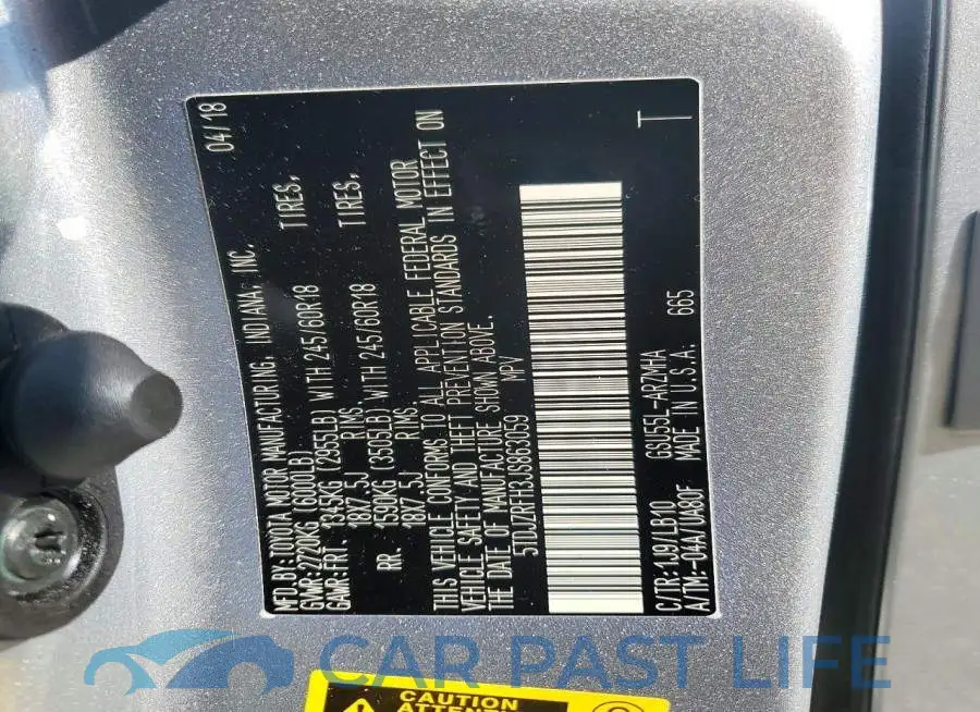 5TDJZRFH3JS863059# 13