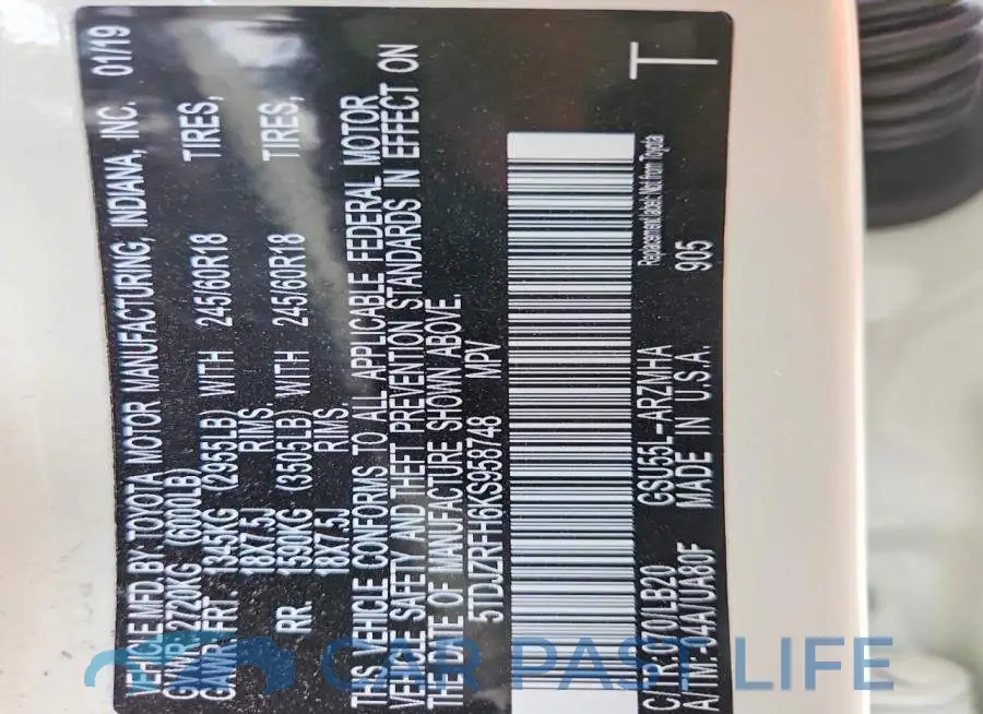 5TDJZRFH6KS958748# 14