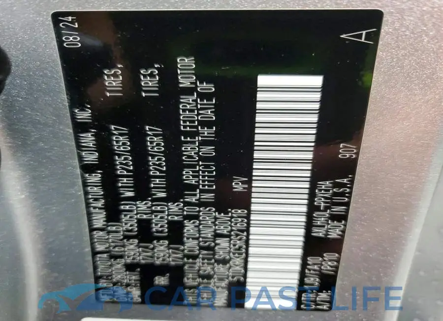 5TDKRKEC5RS216918# 13