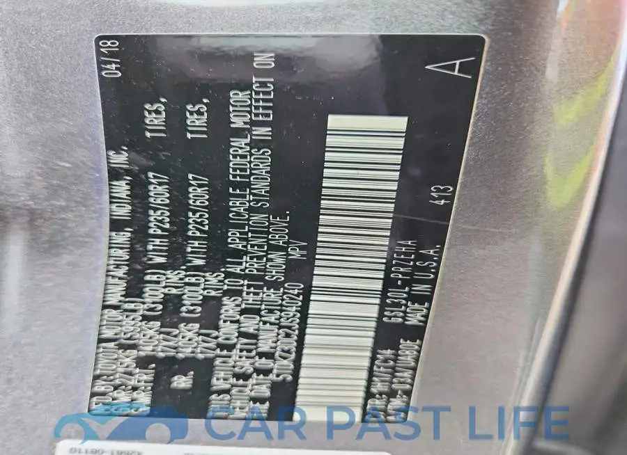5TDKZ3DC2JS940240# 14