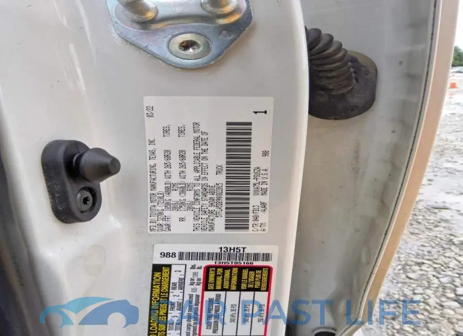 5TFLA5DB9NX022015# 12