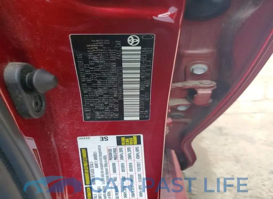 5YFB4MDE7PP073750# 12