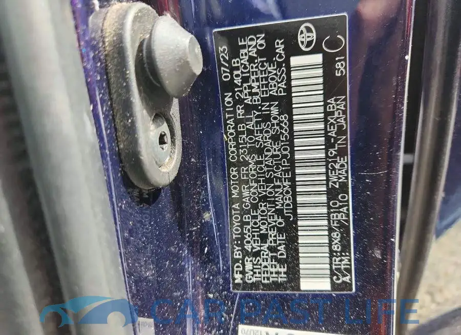 JTDBCMFE1PJ015668# 12