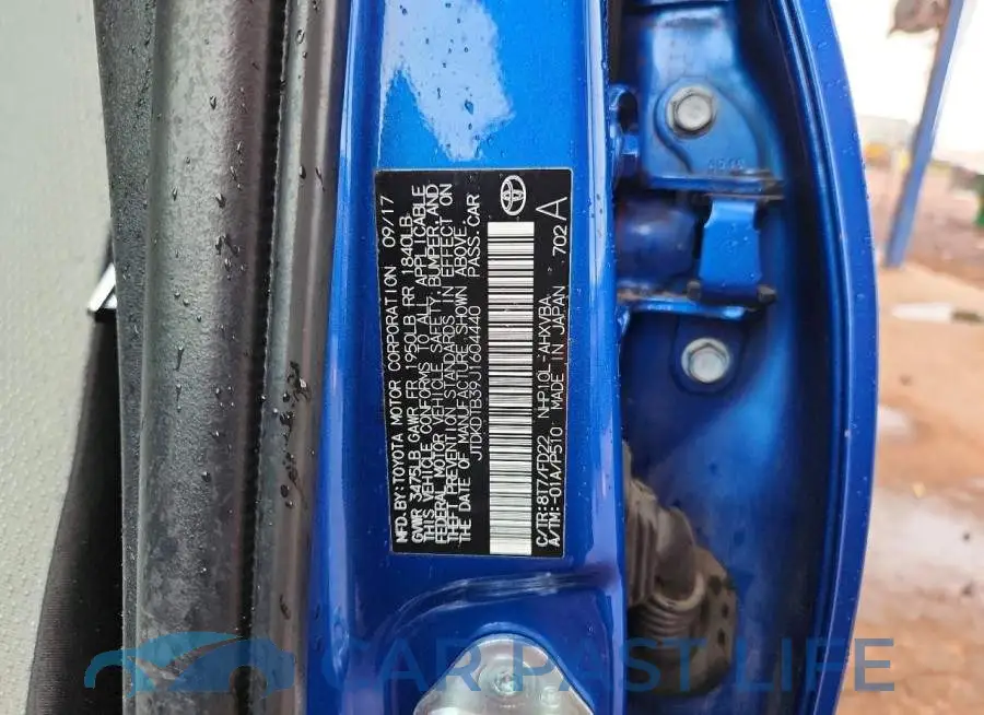 JTDKDTB39J1604440# 12