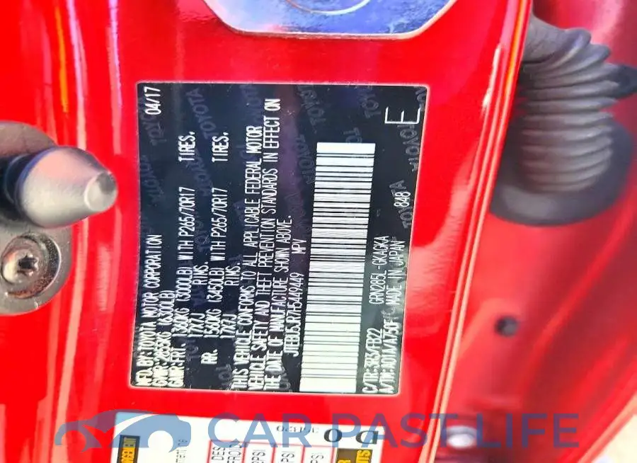 JTEBU5JR7H5449449# 12