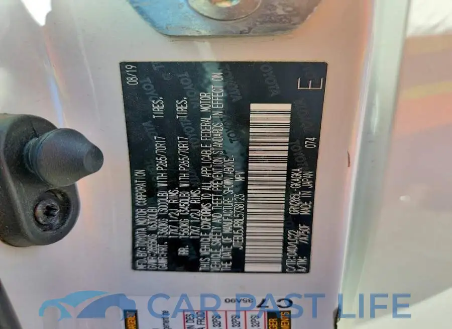 JTEBU5JR8L5738123# 12