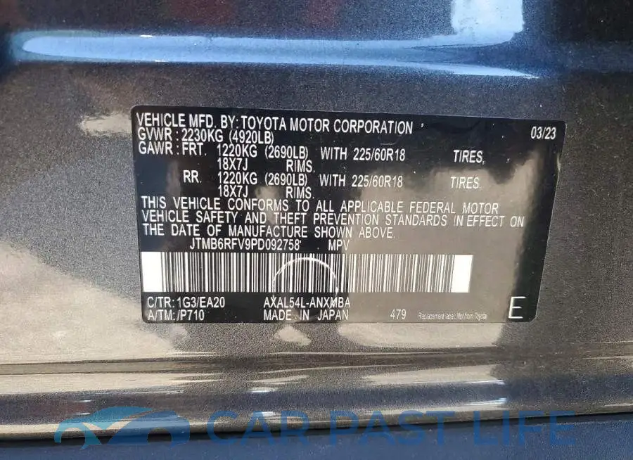 JTMB6RFV9PD092758# 13
