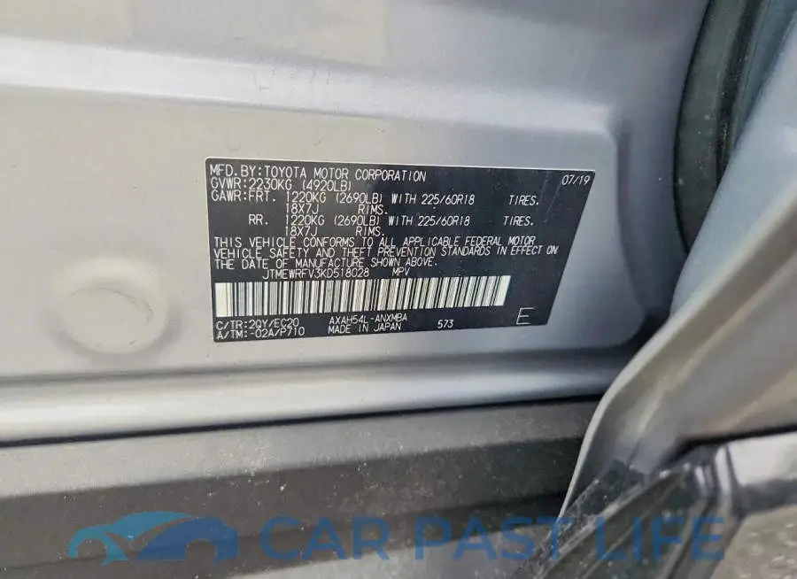 JTMEWRFV3KD518028# 13