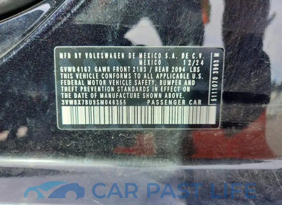 3VWBX7BU9SM046355# 12