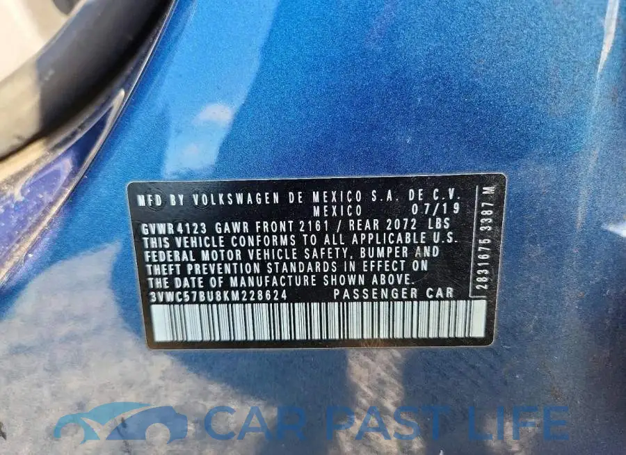 3VWC57BU8KM228624# 12