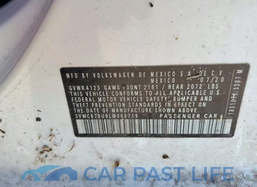 3VWCB7BU9LM069719# 12