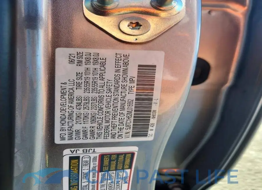 5J8TC1H52ML015552# 12