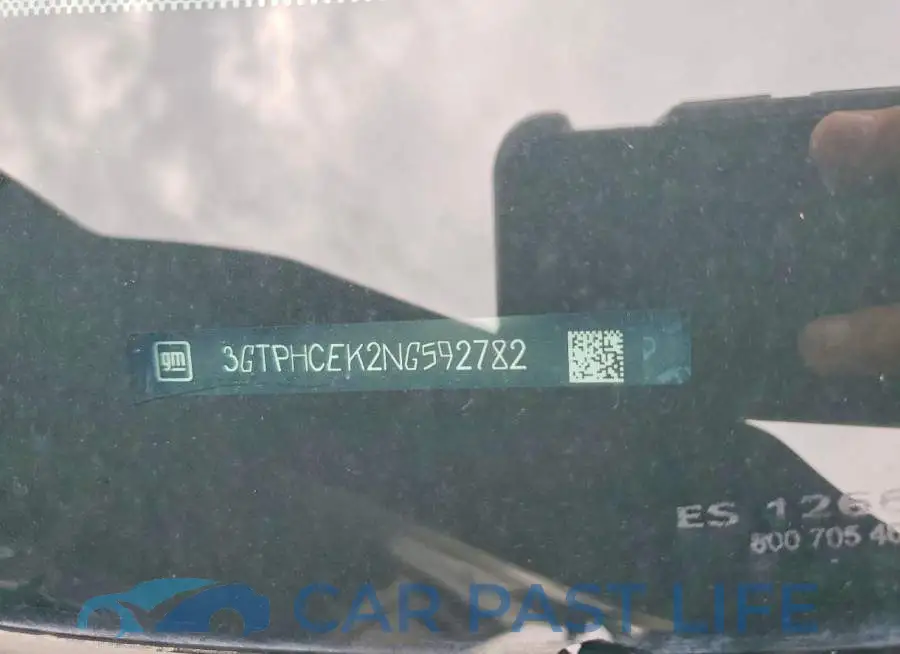3GTPHCEK2NG592782# 12
