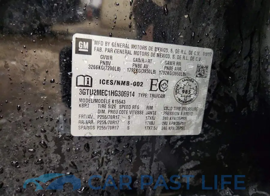 3GTU2MEC1HG306914# 13
