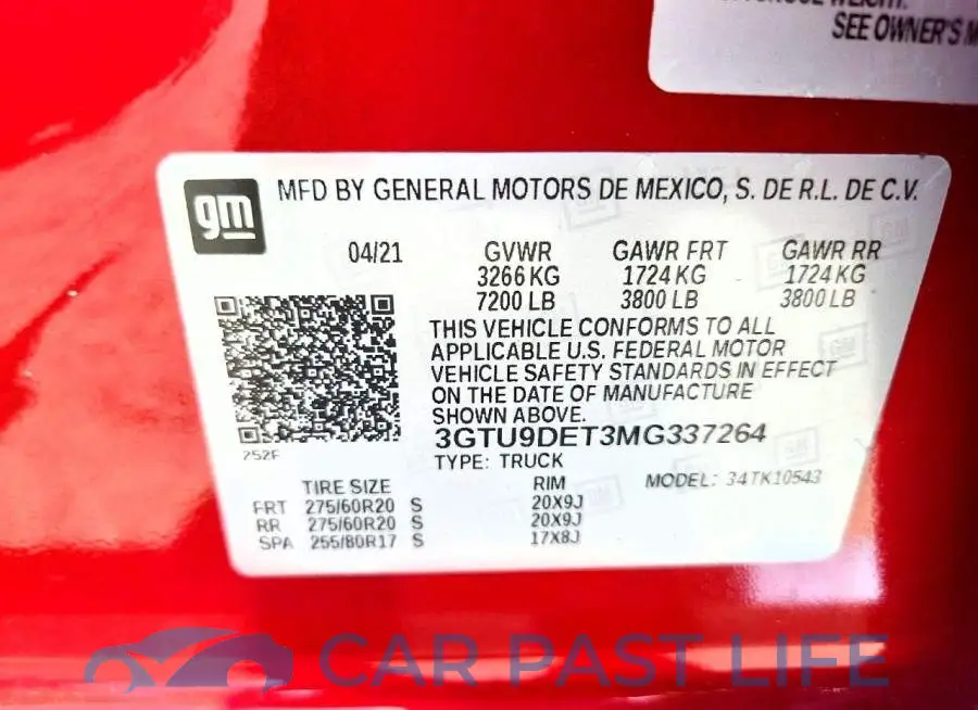 3GTU9DET3MG337264# 13