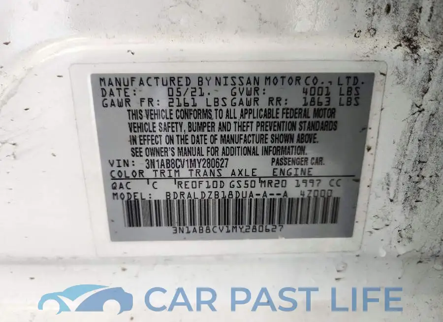3N1AB8CV1MY280627# 12