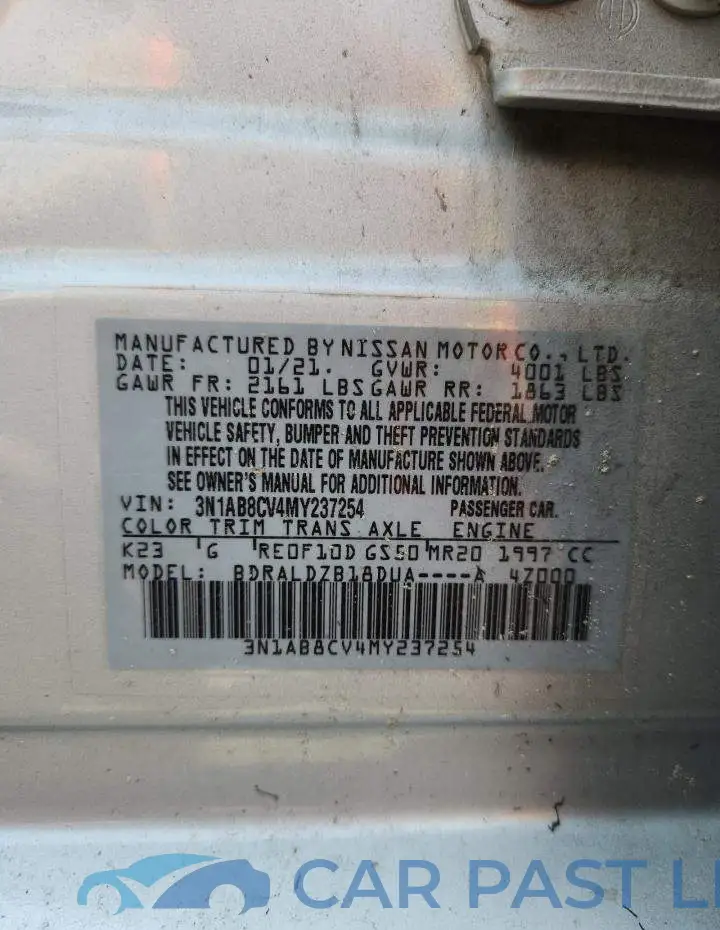 3N1AB8CV4MY237254# 12
