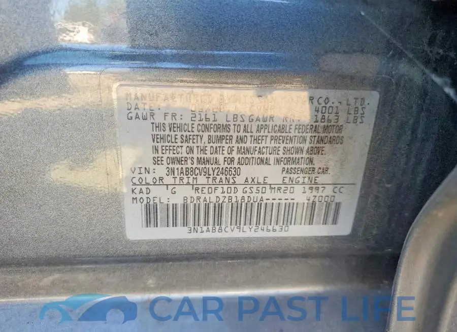 3N1AB8CV9LY246630# 12