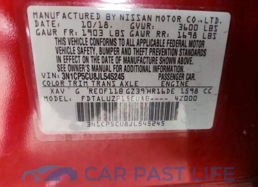 3N1CP5CU8JL545245# 13