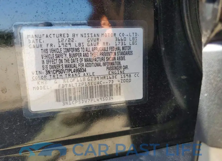 3N1CP5DV7PL495034# 13