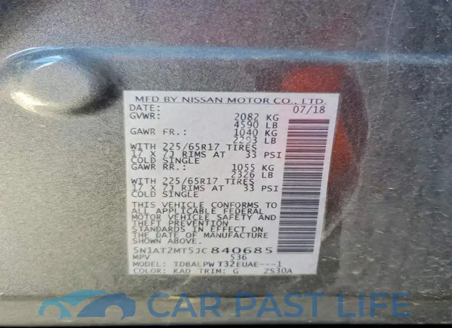 5N1AT2MT5JC840685# 13