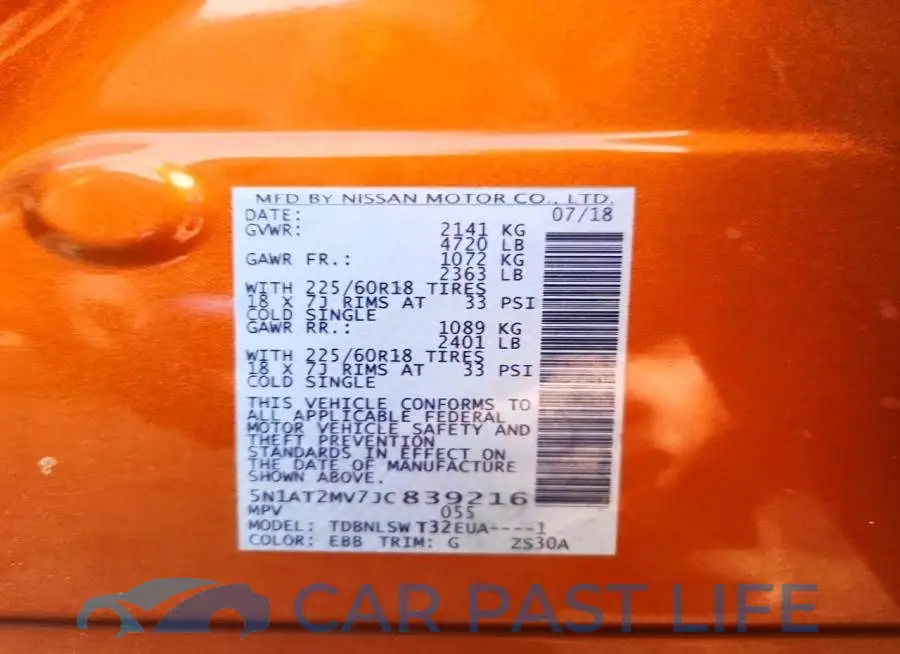 5N1AT2MV7JC839216# 13