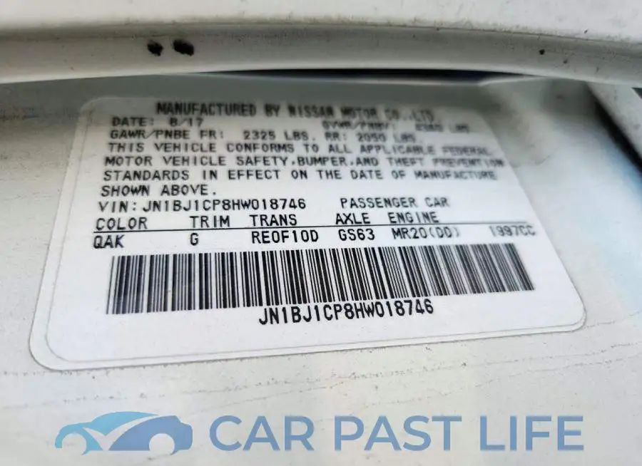 JN1BJ1CP8HW018746# 14