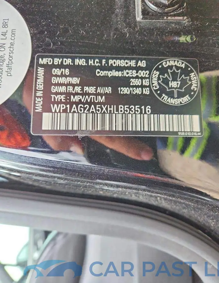 WP1AG2A5XHLB53516# 13