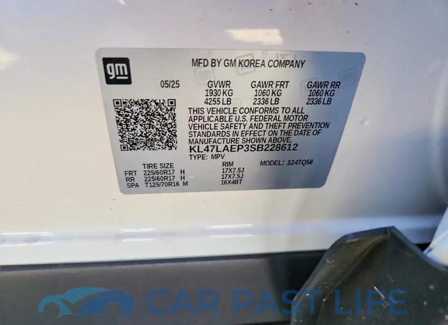 KL47LAEP3SB228612# 13