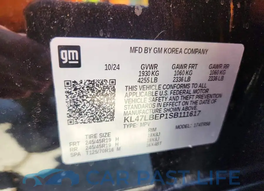 KL47LBEP1SB111617# 12