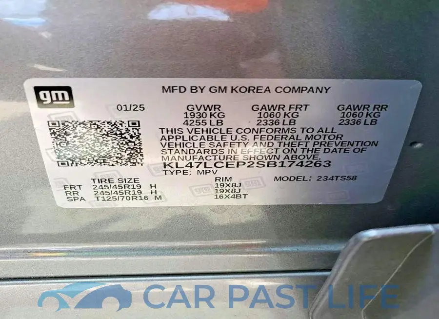 KL47LCEP2SB174263# 12