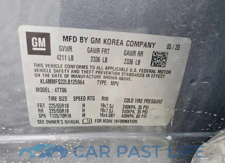 KL4MMFS22LB125964# 13