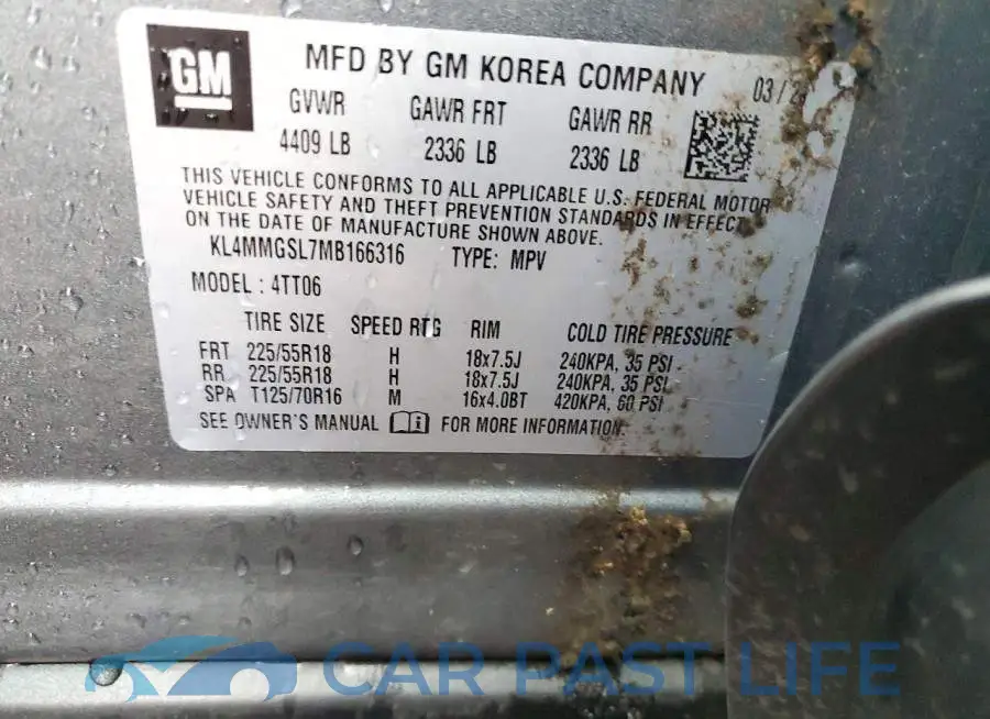 KL4MMGSL7MB166316# 12