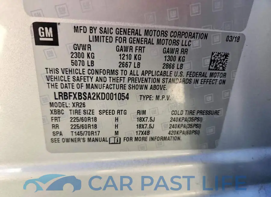 LRBFXBSA2KD001054# 13