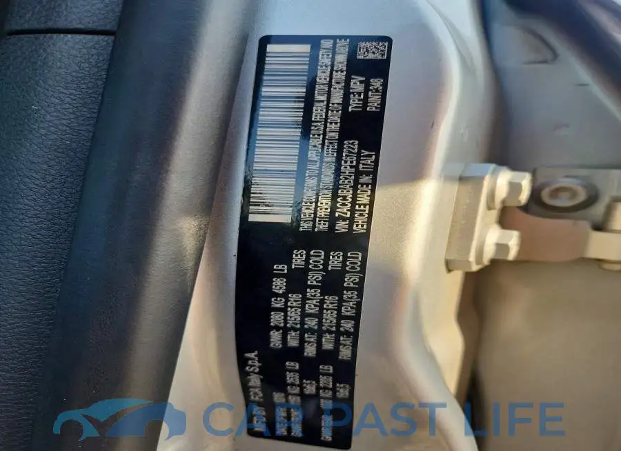 ZACCJBAB2HPE67223# 12