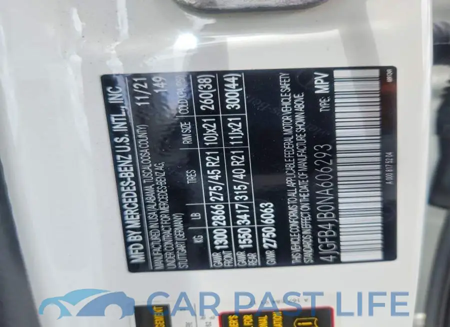 4JGFB4JB0NA606293# 14