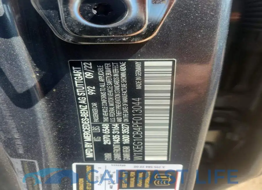 W1KEG1CB4PF013044# 13