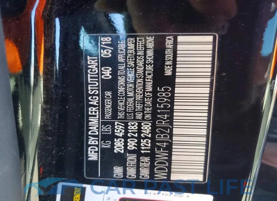 WDDWF4JB2JR415985# 12