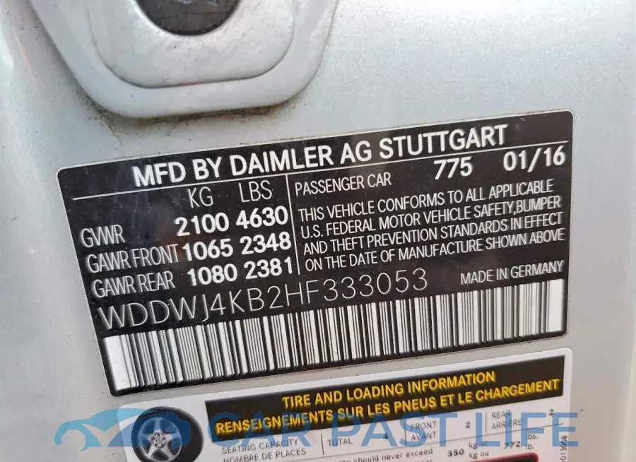 WDDWJ4KB2HF333053# 12