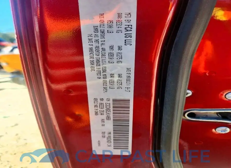2C3CDXBG5JH140860# 12