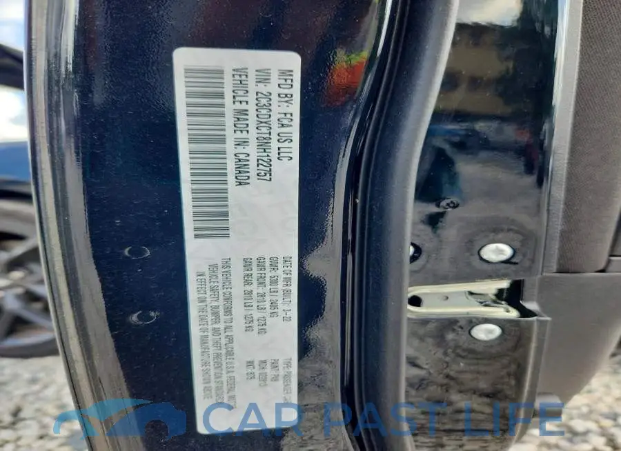 2C3CDXCT8NH122757# 12