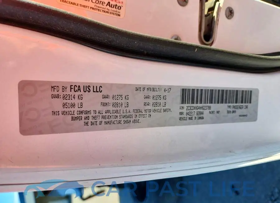 2C3CDXHG4HH623788# 12