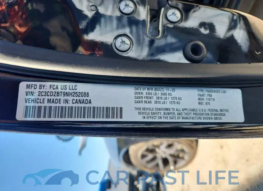 2C3CDZBT9NH252088# 13